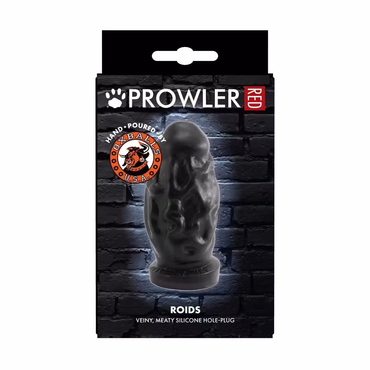 Prowler RED By Oxballs Roids Butt Plug Black image 2