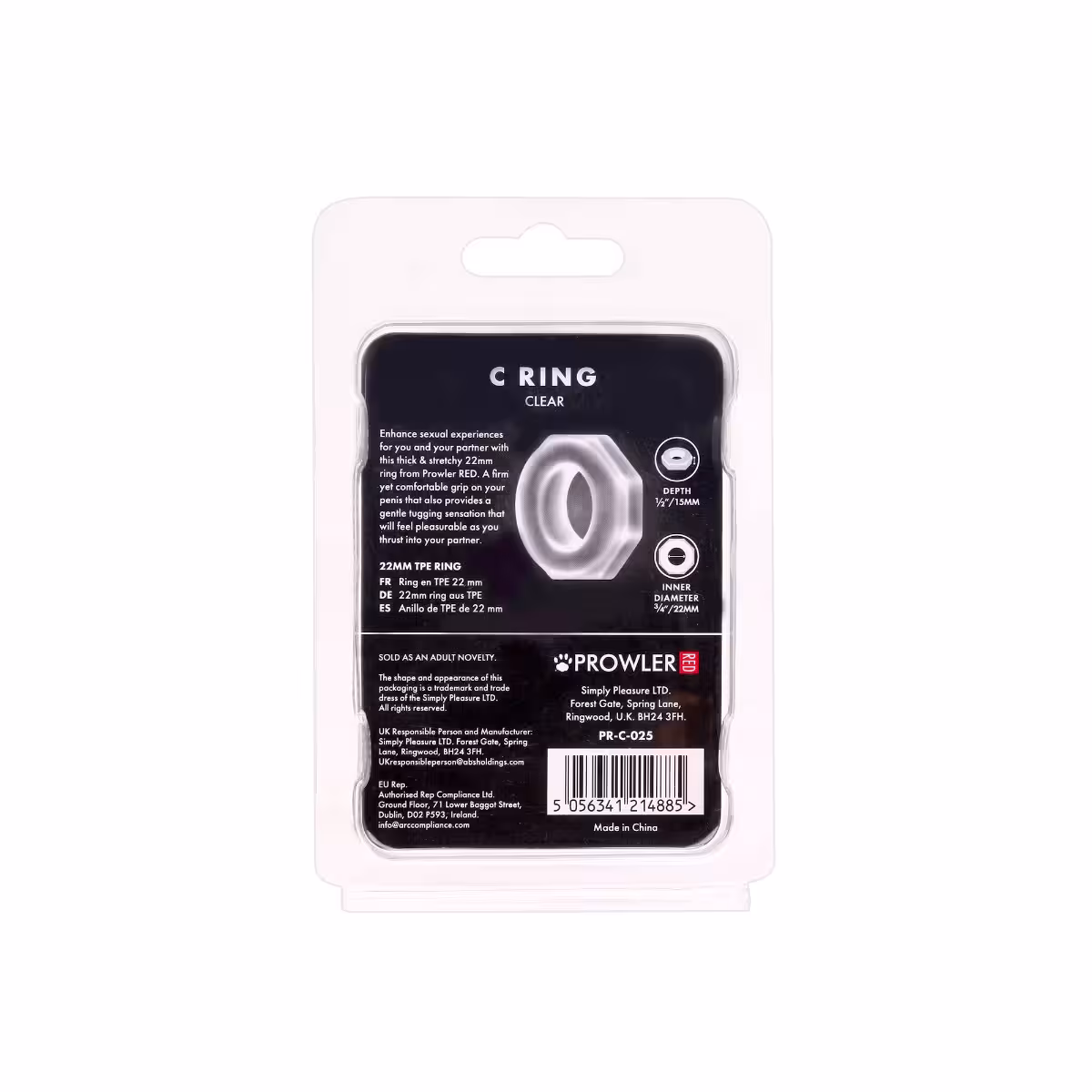 Prowler RED C Ring Clear – Enhance Intimacy with Discreet Pleasure image 4