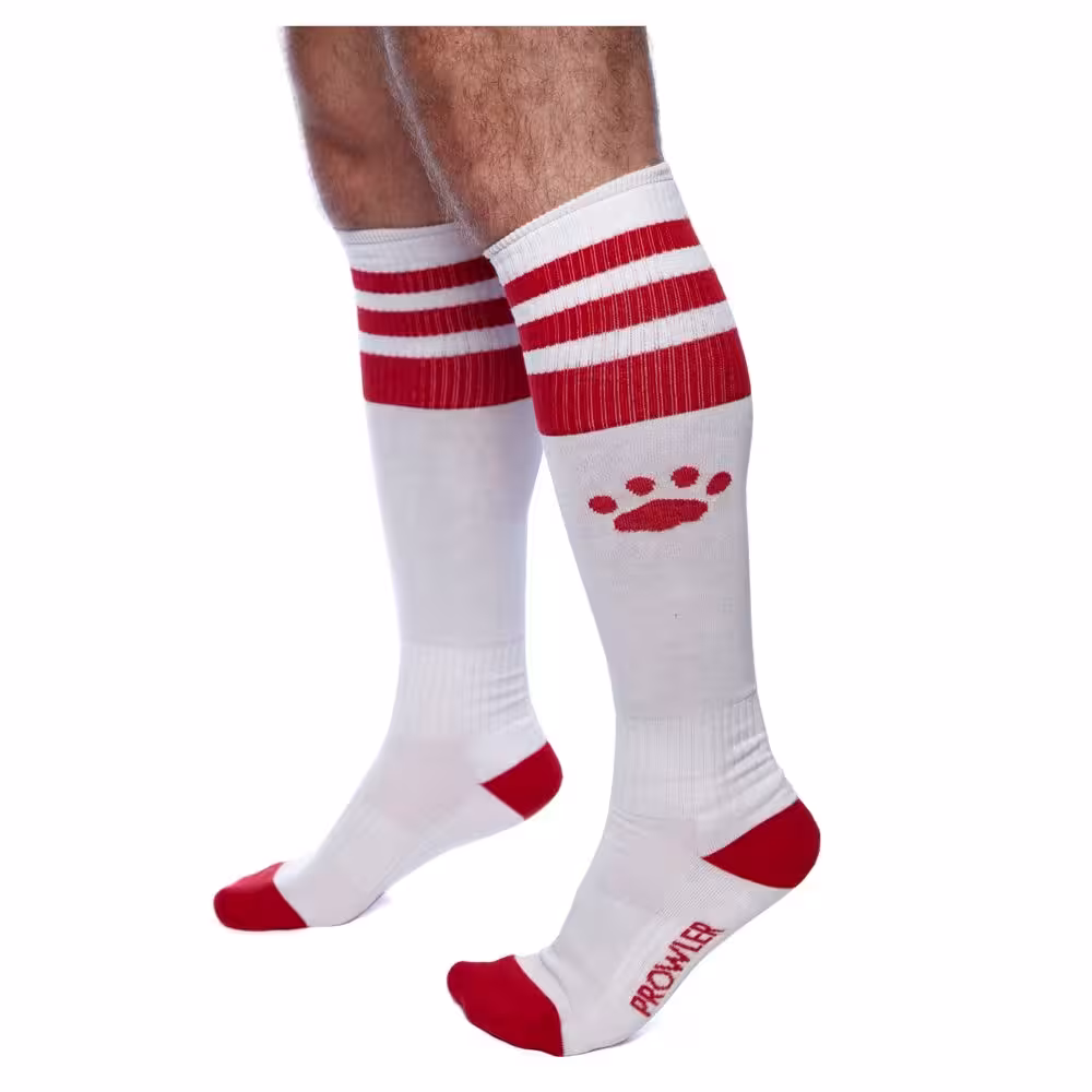 Prowler RED Football Sock White/Red image 2