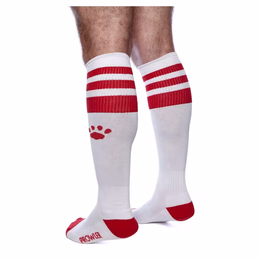 Prowler RED Football Sock White/Red image 4