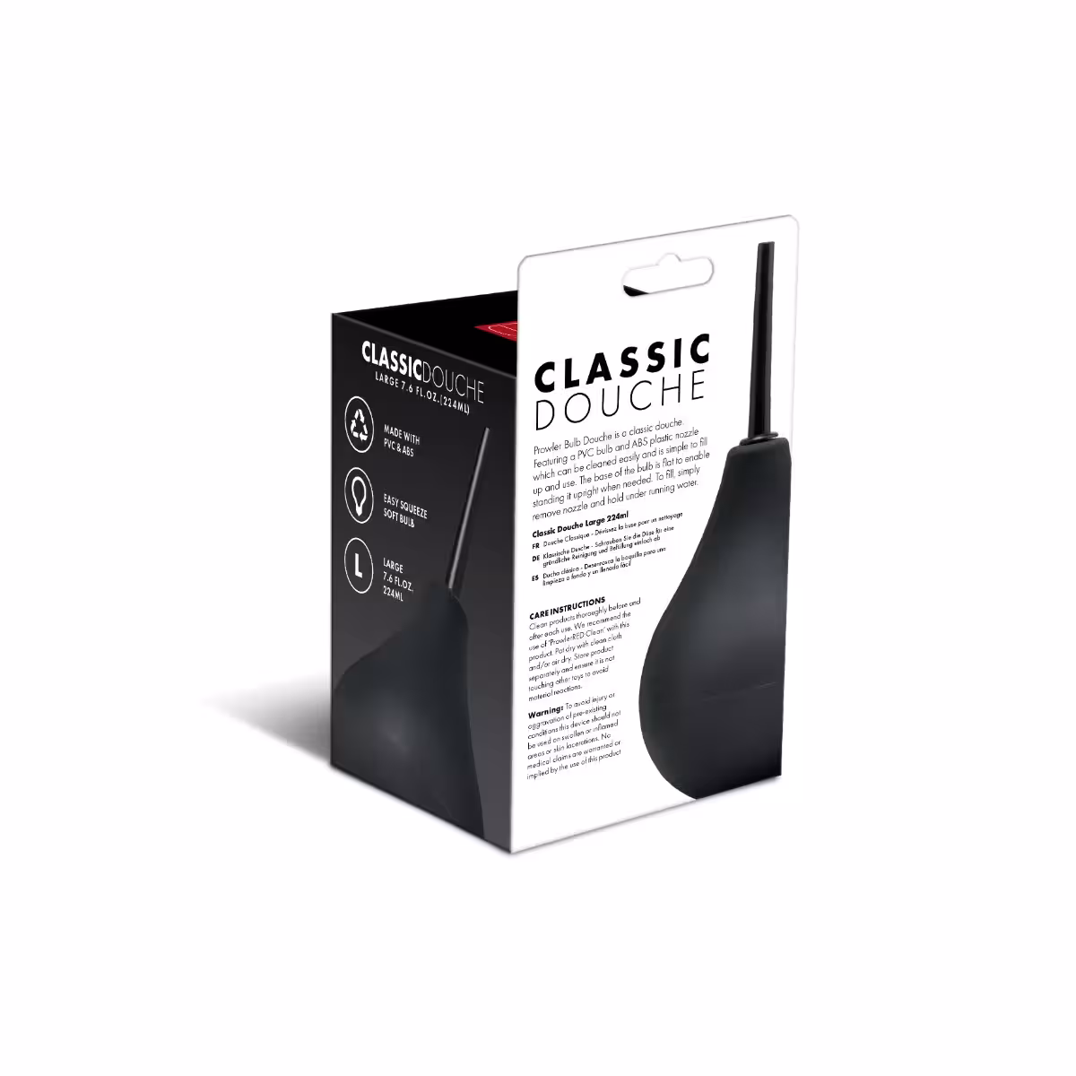 Prowler RED Large Bulb Douche Black 224ml image 3