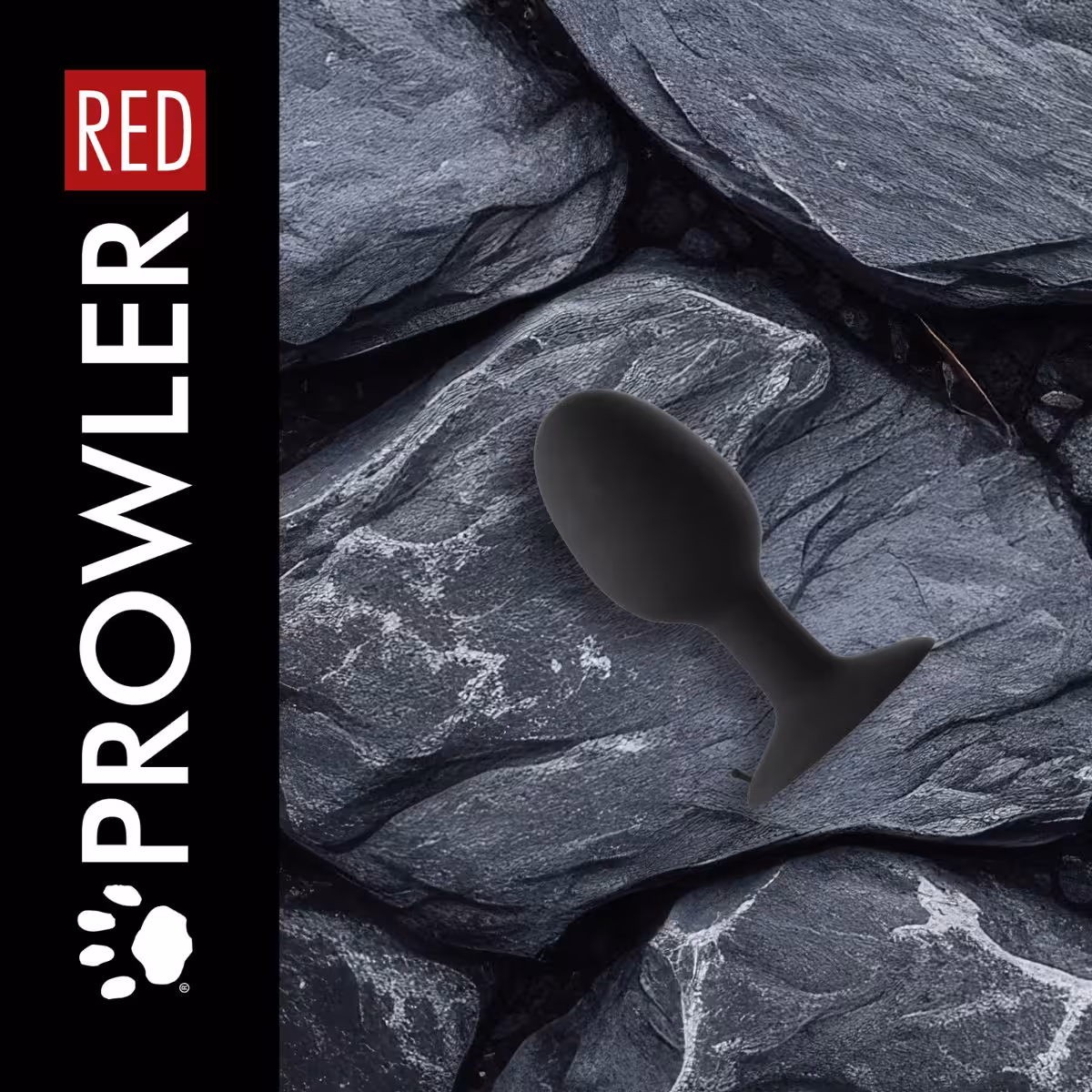 Prowler RED Large Weighted Butt Plug Black image 4