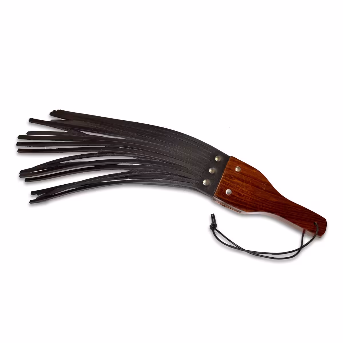 Prowler RED Leather and Wood Fringe Paddle image 4