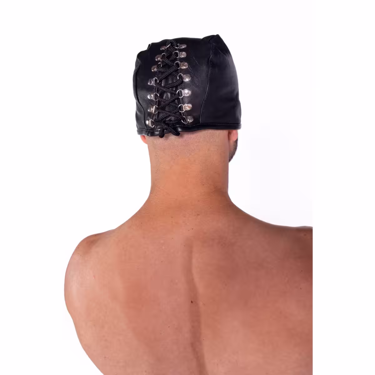 Prowler RED Leather Executioners Hood image 2