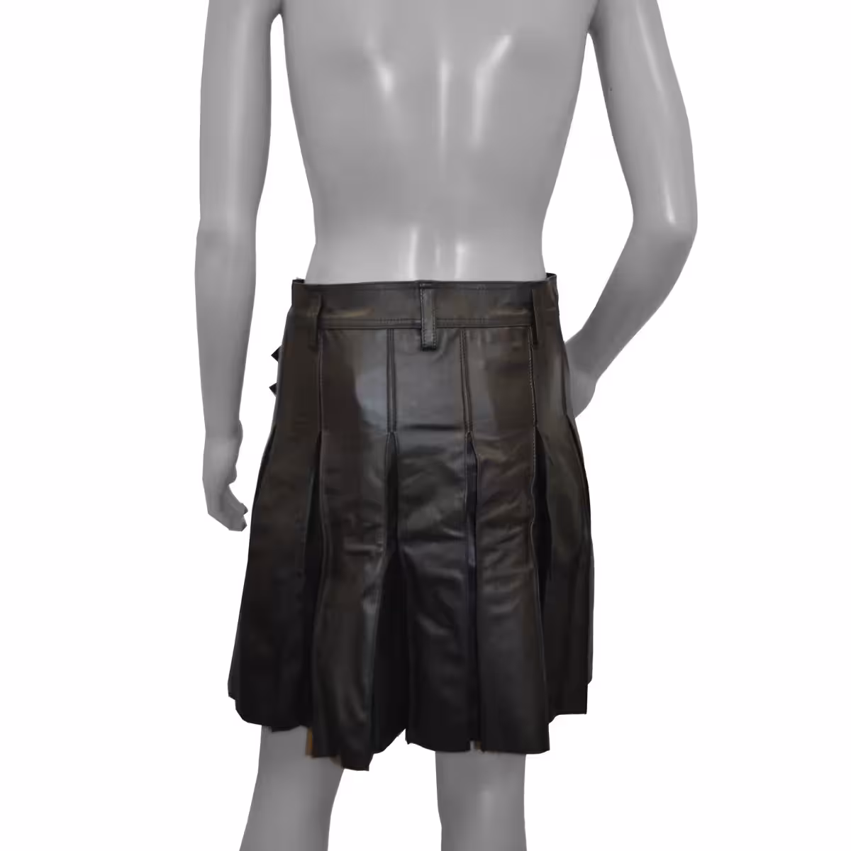 Prowler RED Leather Kilt – Premium Black Kilt for Men image 5