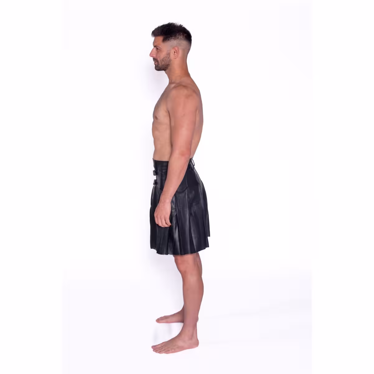 Prowler RED Leather Kilt – Premium Men's Kilt for Comfort and Style image 3