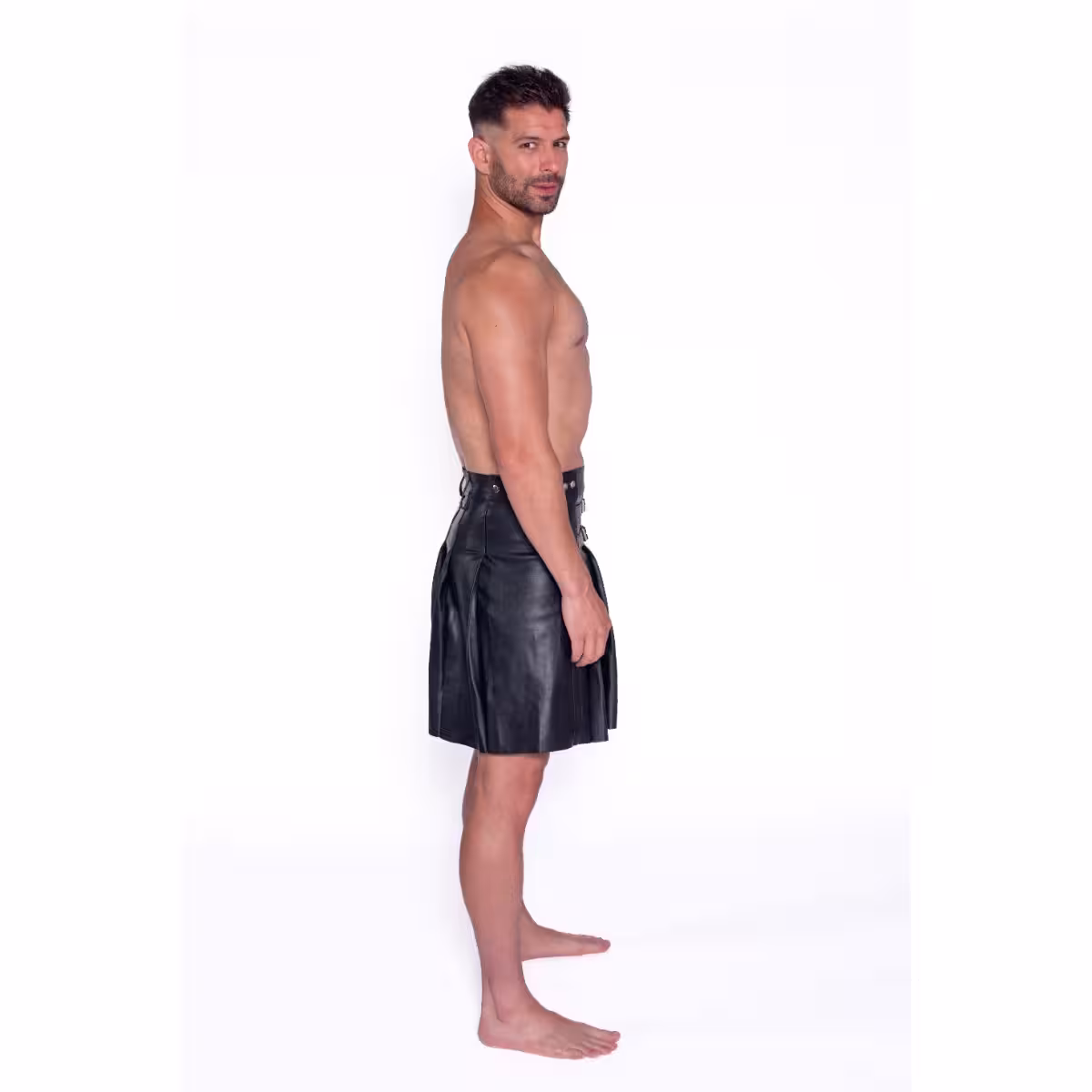 Prowler RED Leather Kilt – Premium Men's Kilt for Comfort and Style image 4