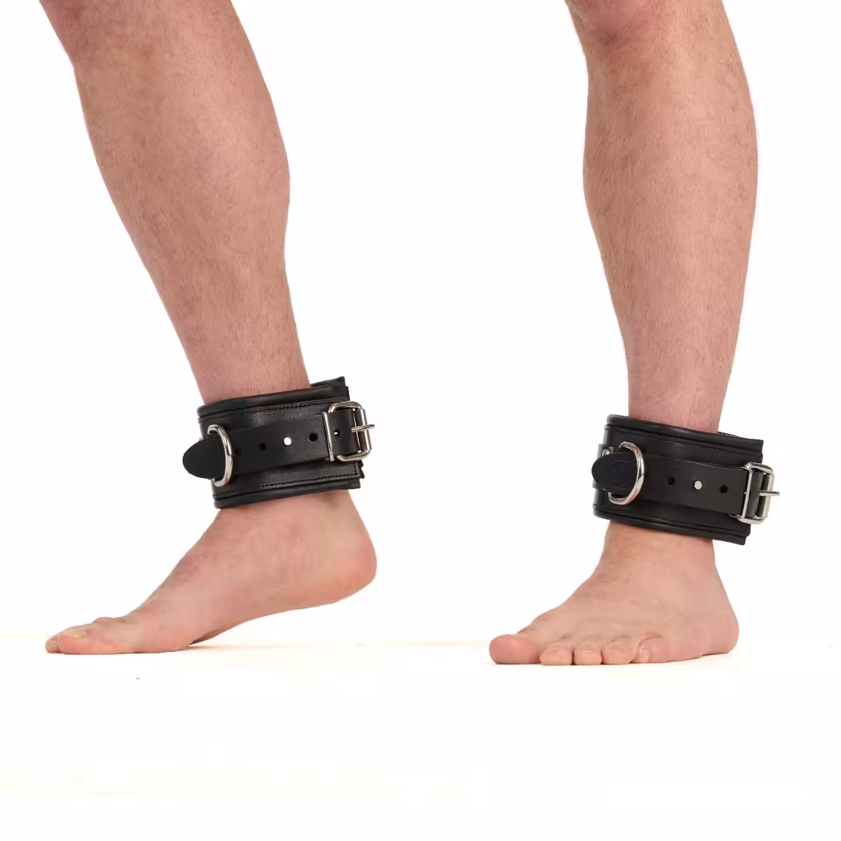 Prowler RED Leather Lockable Ankle Restraints – Premium Comfort & Security