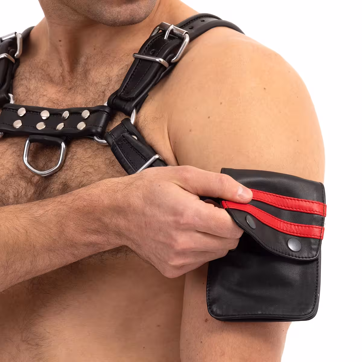 Prowler RED Leather Wallet Black/Red image 2