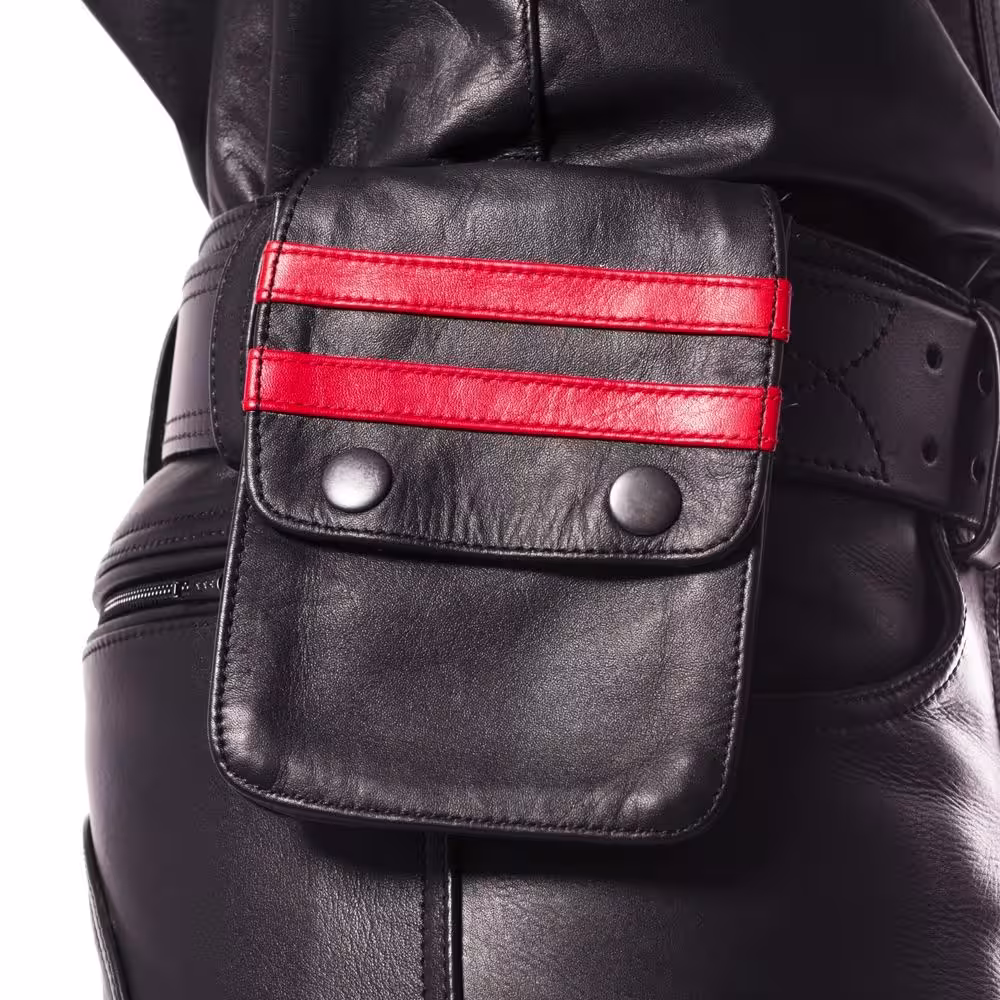 Prowler RED Leather Wallet Black/Red image 7