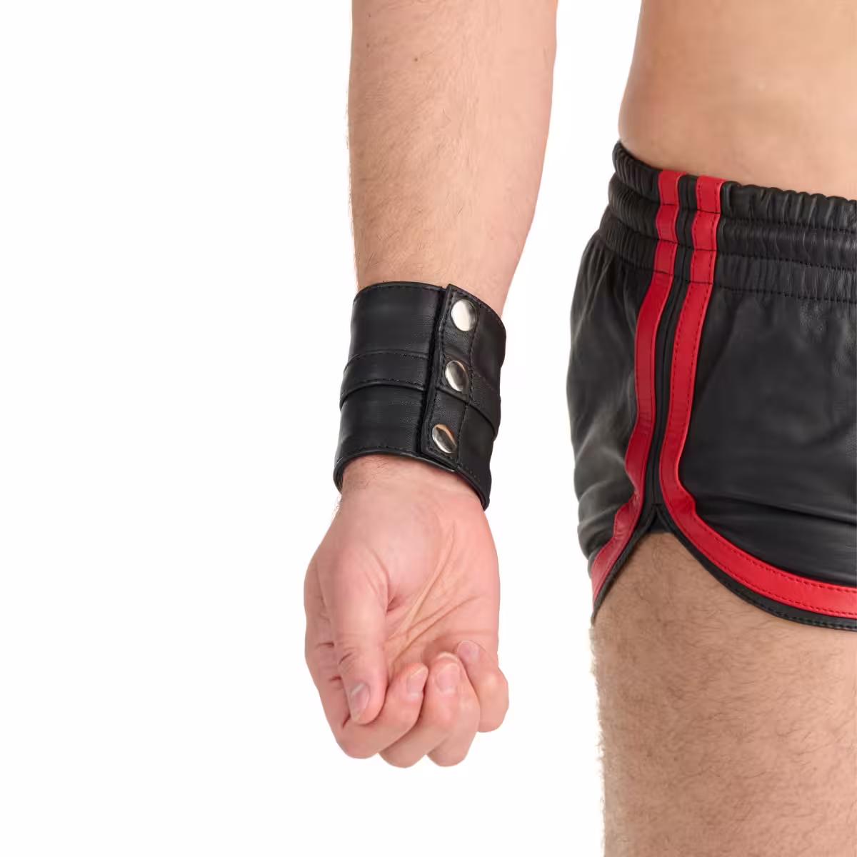 Prowler RED Leather Wrist Wallet Black Medium