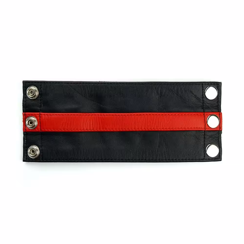 Prowler RED Leather Wrist Wallet Black/Red XL image 5