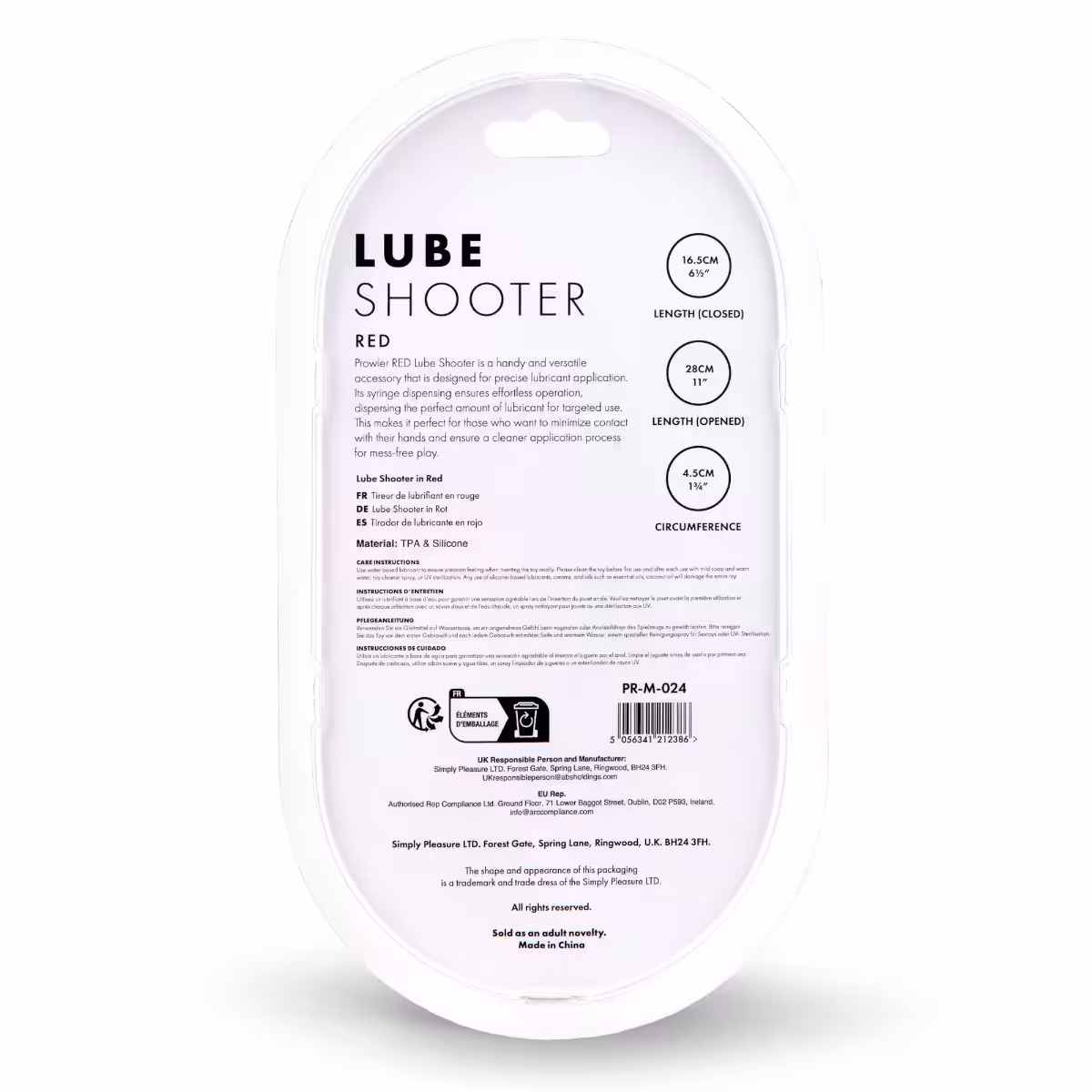 Prowler RED Lube Shooter Red image 3