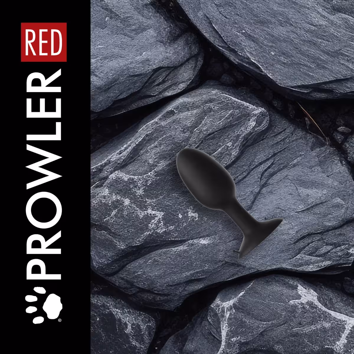 Prowler RED Medium Weighted Butt Plug Black image 4