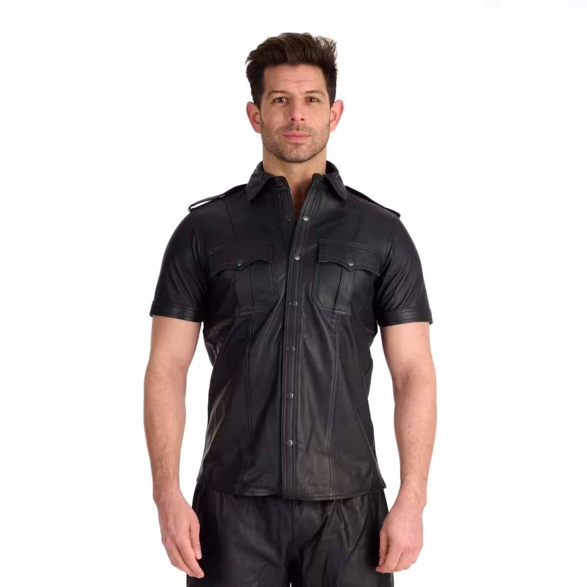 Prowler RED Police Shirt Black Large