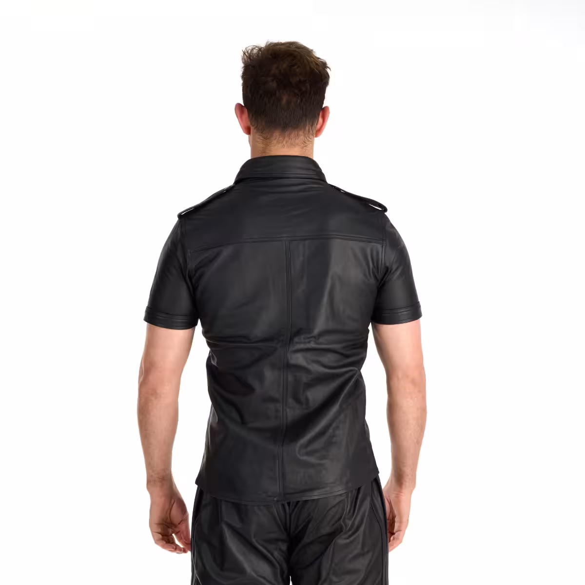 Prowler RED Police Shirt Black Medium image 2