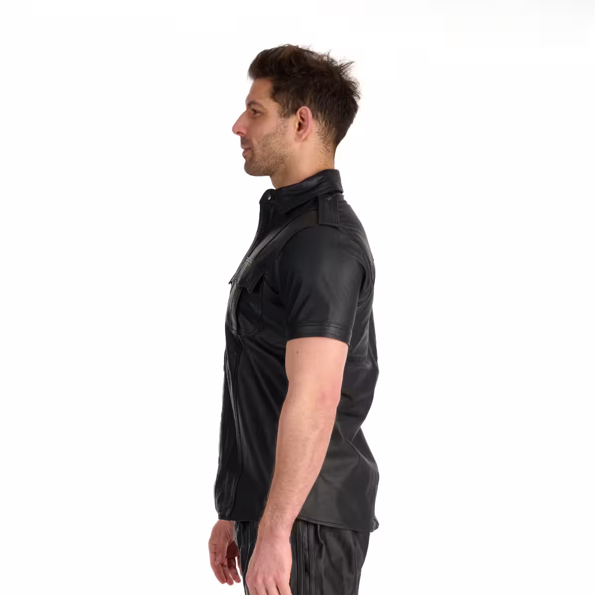 Prowler RED Police Shirt Black Medium image 3