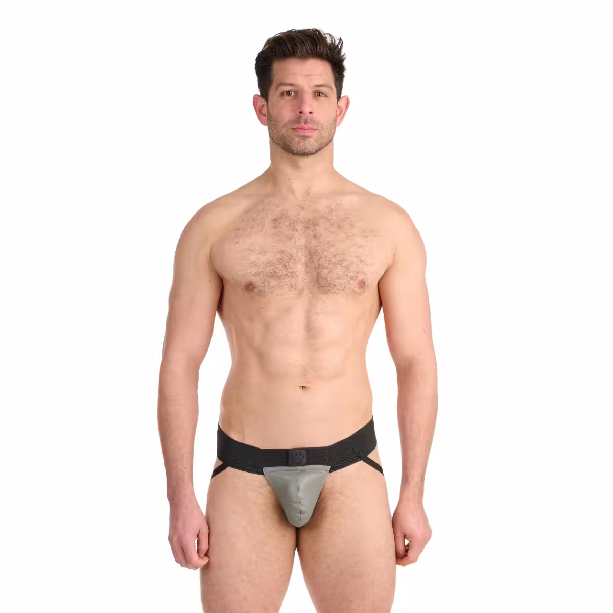 Prowler RED Pouch Jock Grey Medium