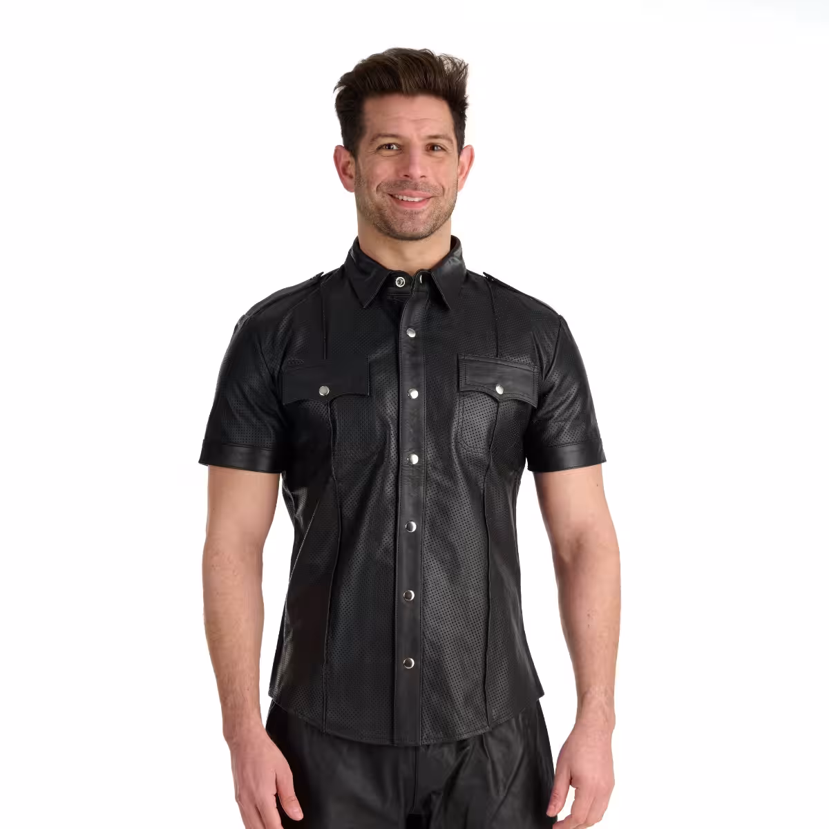 Prowler RED Punch Hole Shirt Small