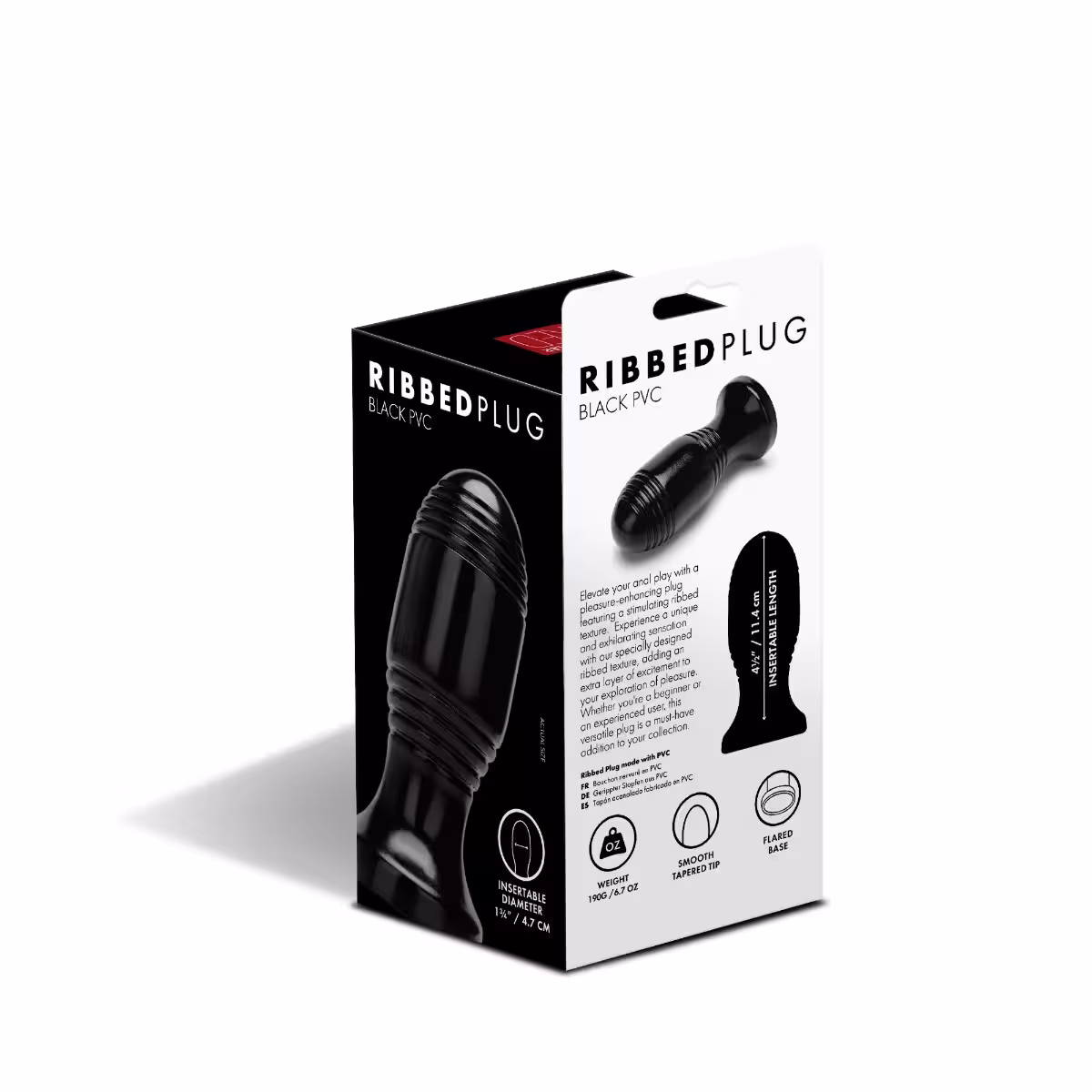 Prowler RED Ribbed Plug image 5