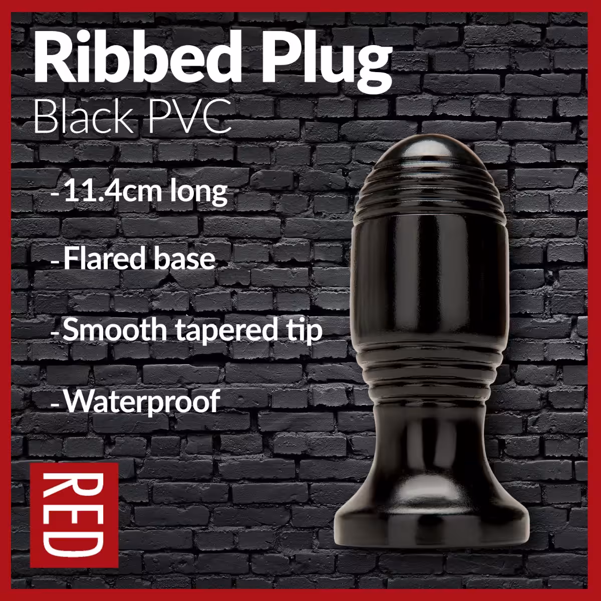 Prowler RED Ribbed Plug image 7