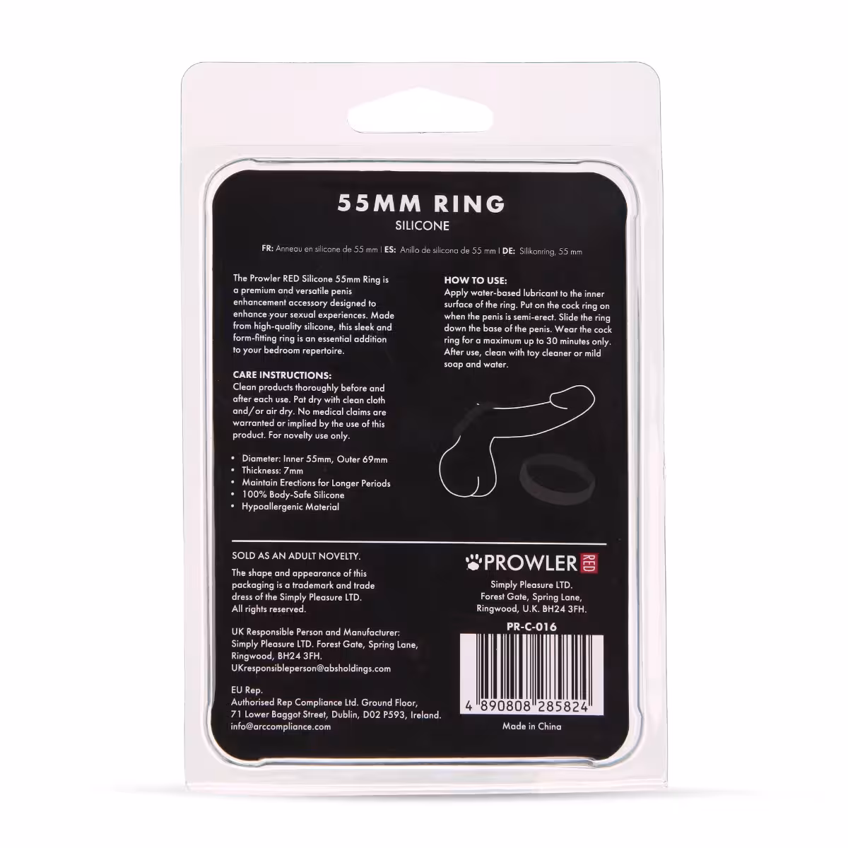 Prowler RED Silicone 55mm Ring image 4