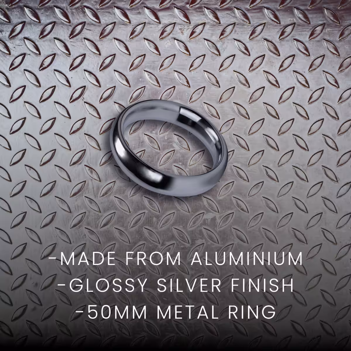 Prowler RED Silver 50mm Ring image 3
