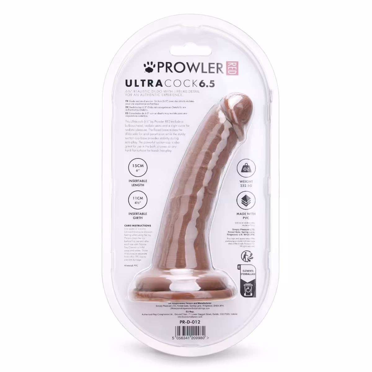 Prowler RED Ultra Cock 6.5 Dildo - Caramel image 3
