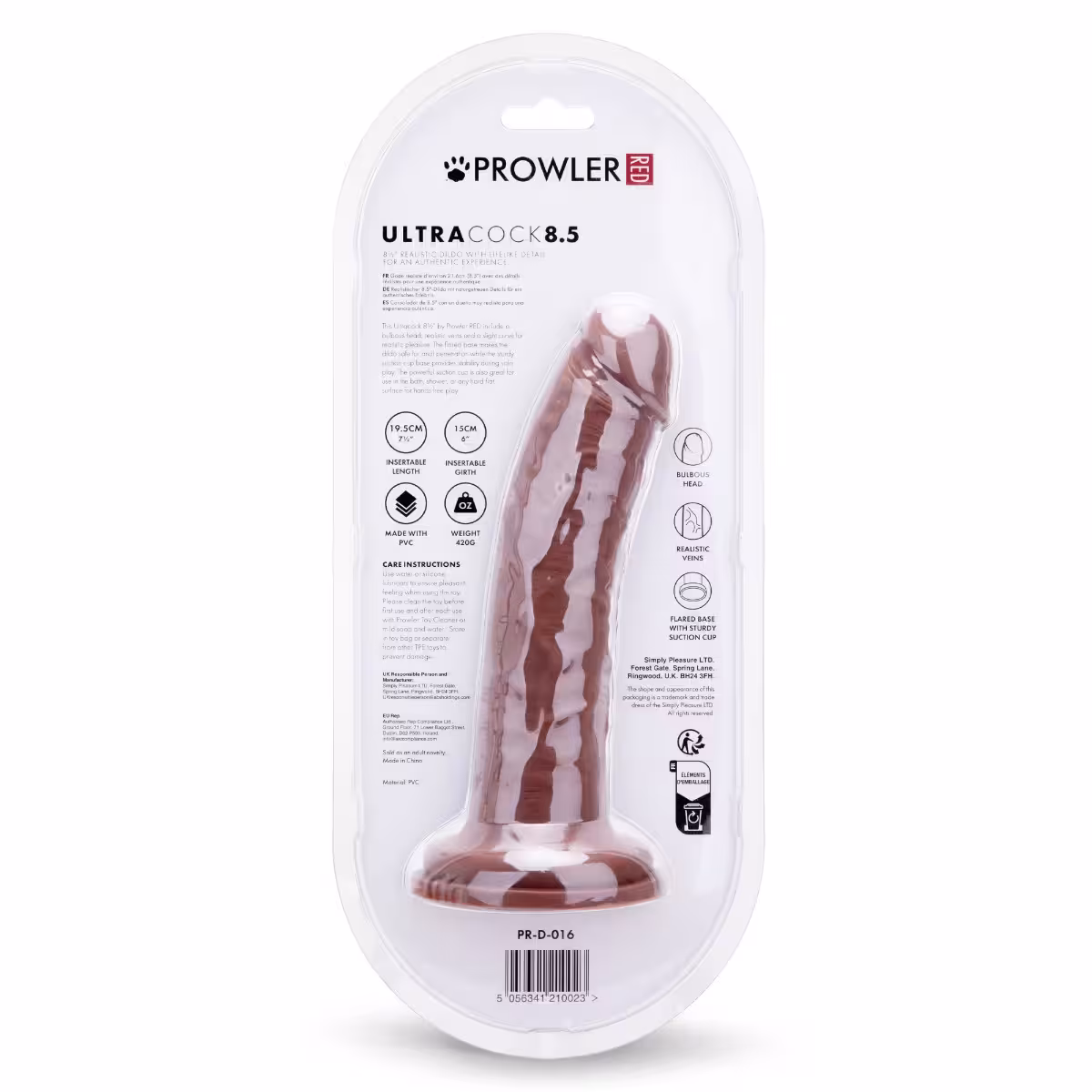 Prowler RED Ultra Cock 8.5 Dildo - Caramel image 3