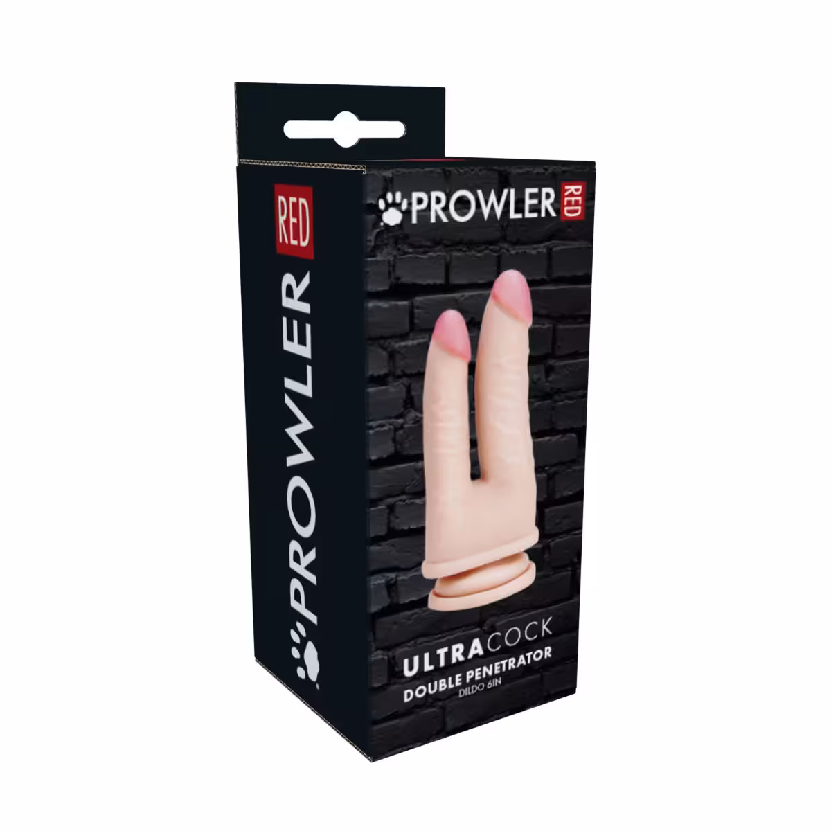 Prowler RED Ultra Cock Double Penetrator Dildo (6") image 2