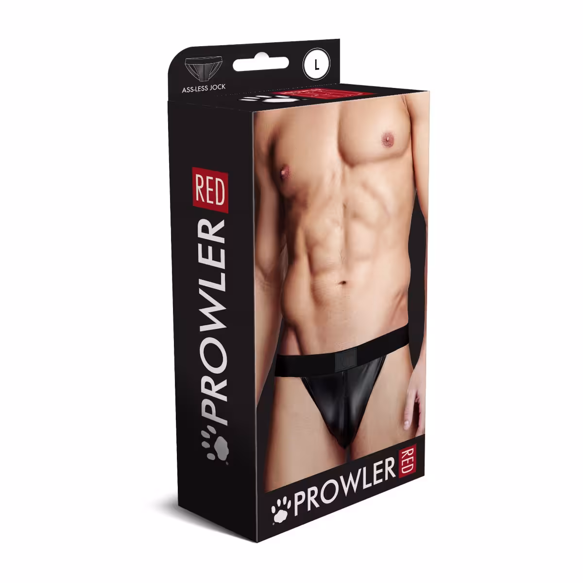 Prowler RED Wetlook Ass-less Jock M image 2