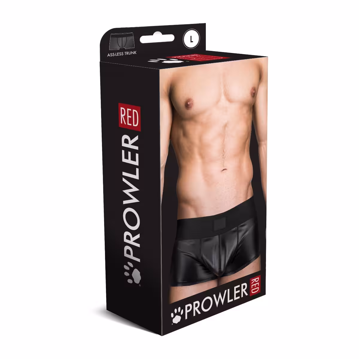 Prowler RED Wetlook Ass-less Trunk L image 2