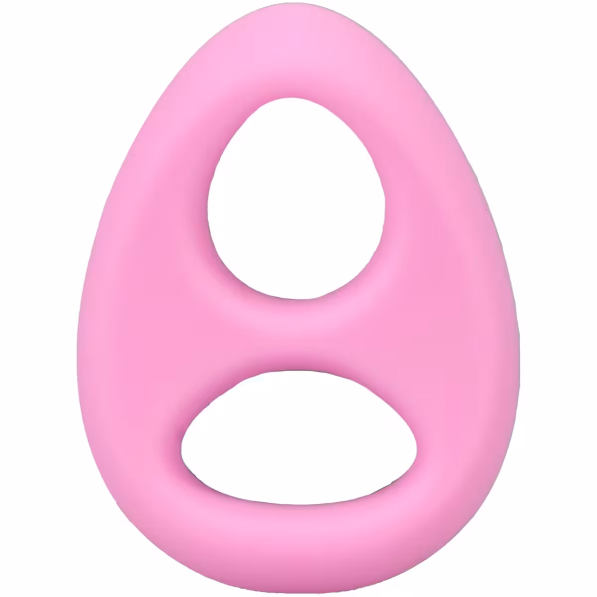Rock Solid The Code Silicone Cock Ring with Bandana – Black/Pink image 2