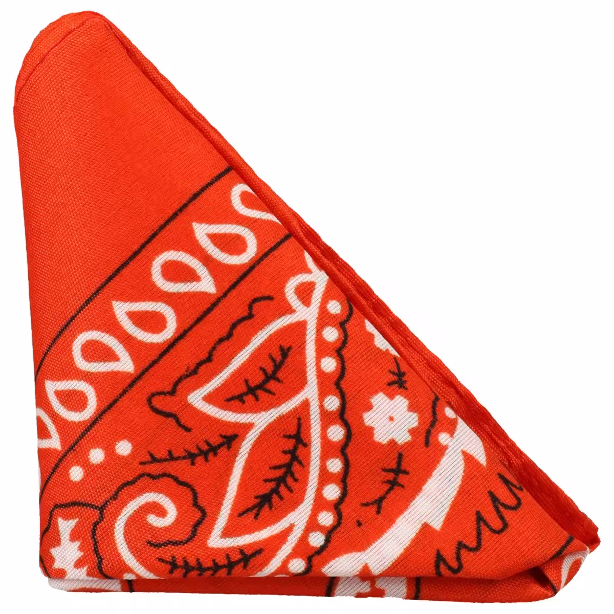 Rock Solid The Code Silicone Cock Ring with Bandana – Orange Black image 3