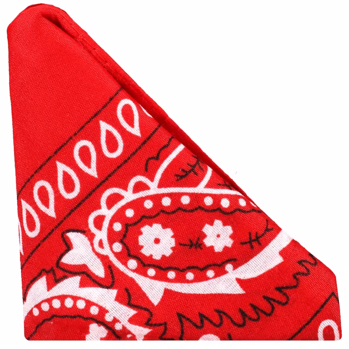 Rock Solid The Code Silicone Cock Ring with Bandana – Red Black image 4