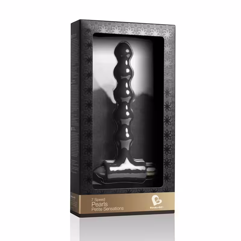 Rocks Off Petite Sensations Pearls Black image 2