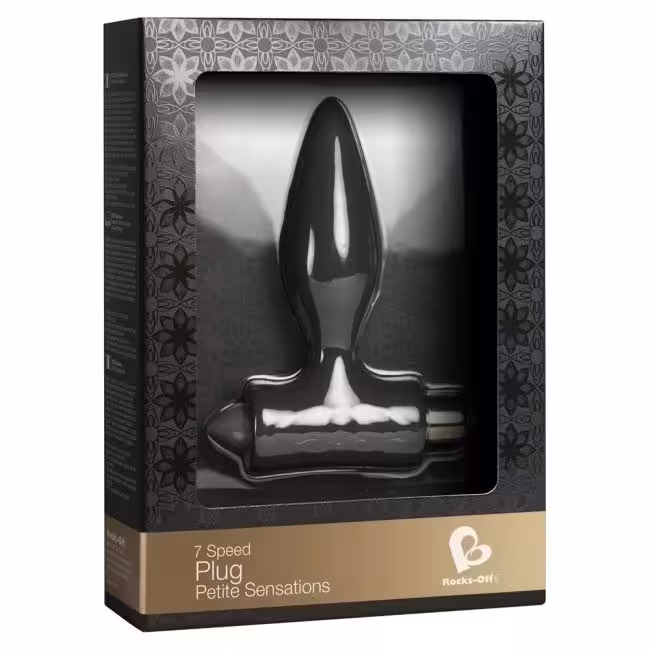 Rocks Off Petite Sensations Plug Black image 2
