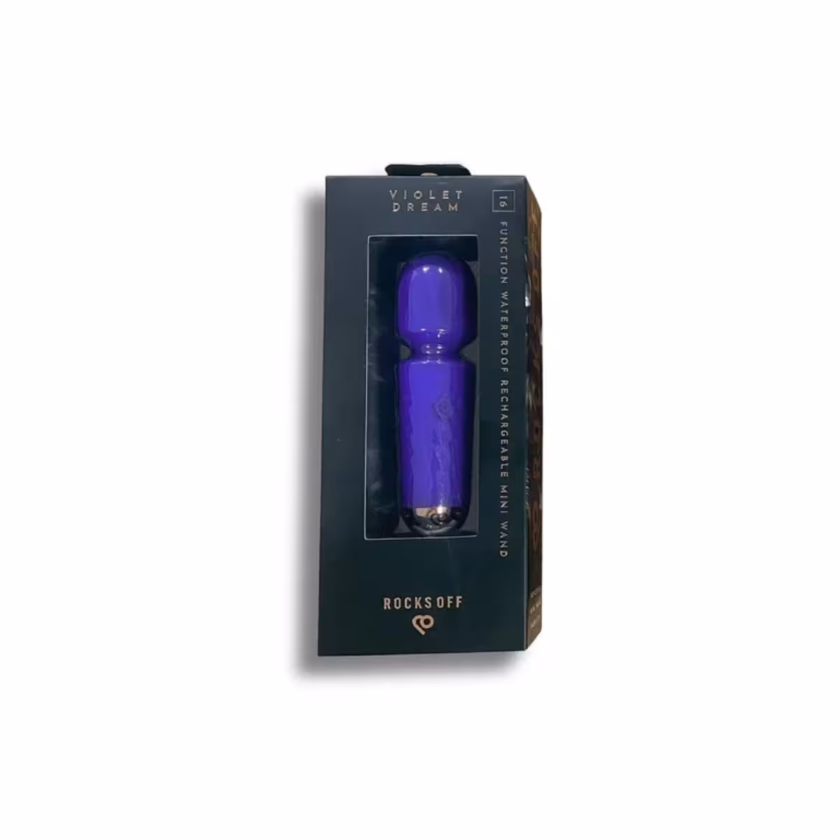 Rocks Off Rechargeable Mini Wand Violet Dream – Elegant, Discreet Pleasure image 2