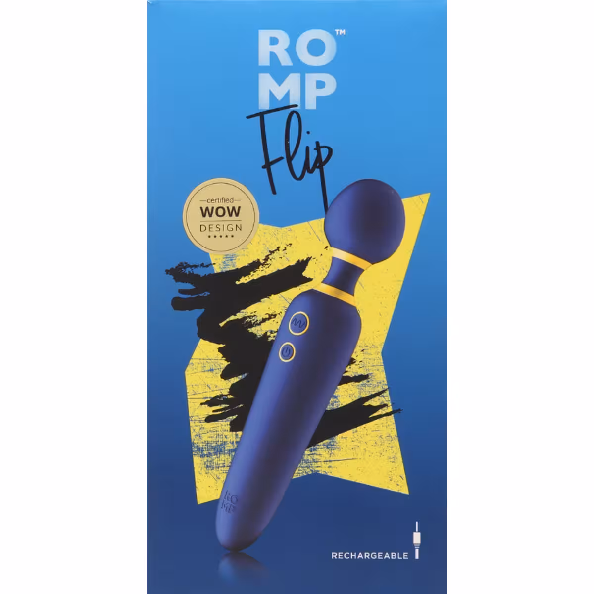 ROMP Flip Wand Massager Blue image 2