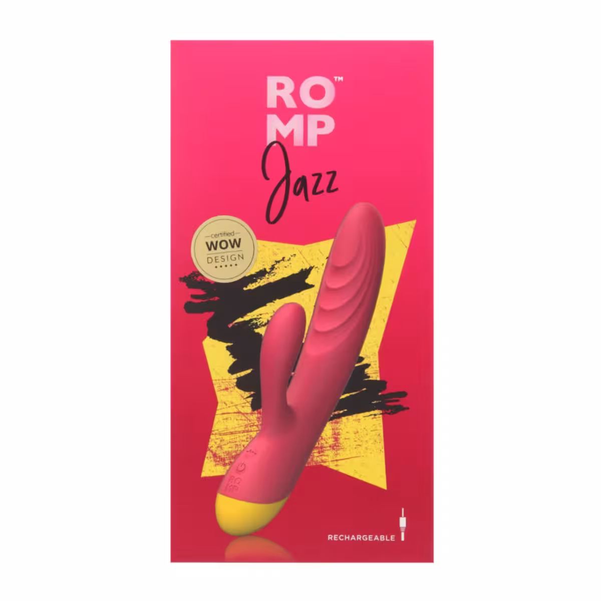 ROMP Jazz Rabbit Vibrator Red image 2