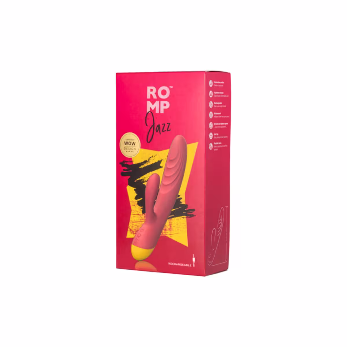 ROMP Jazz Rabbit Vibrator Red image 6