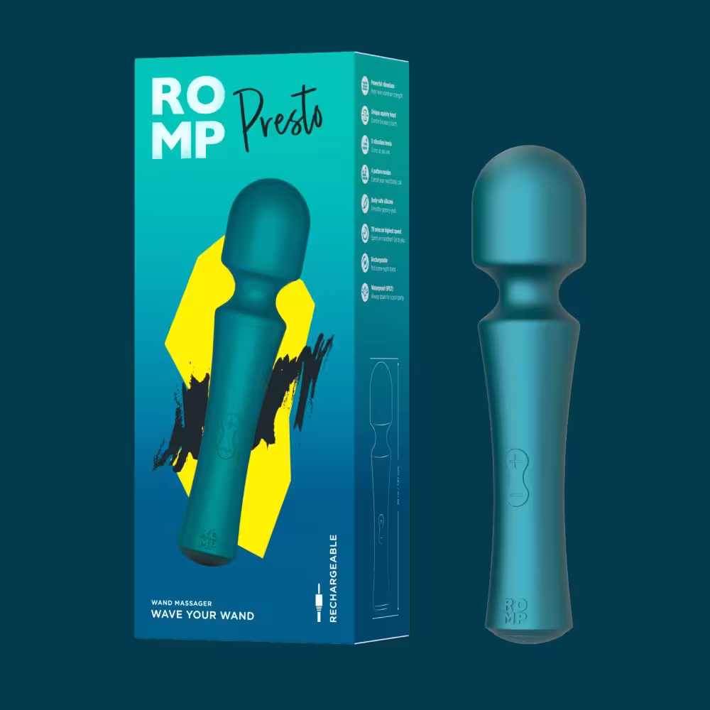 ROMP Presto – Compact Wand Vibrator for Solo & Partner Play image 2