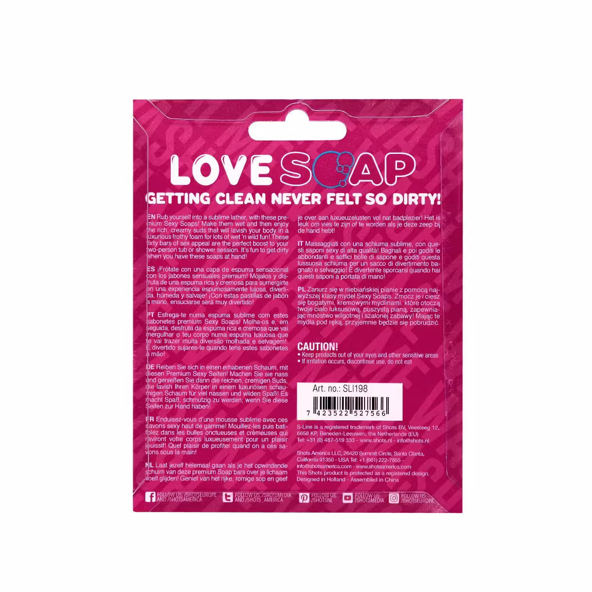 S Line Heart Wash Me Soap image 3