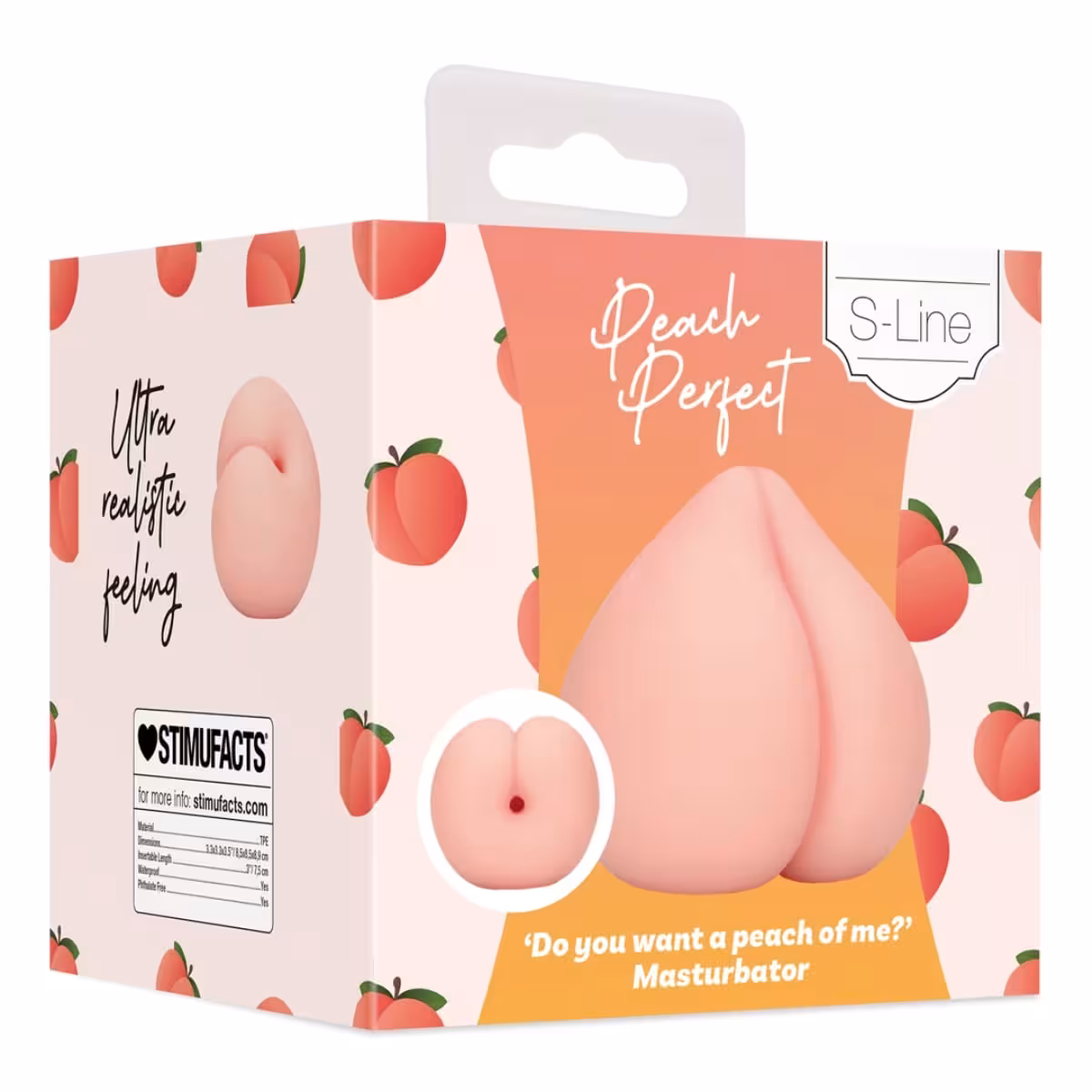 S-Line Peach Perfect Do You Want A Peach Of Me Masturbator Pink image 2