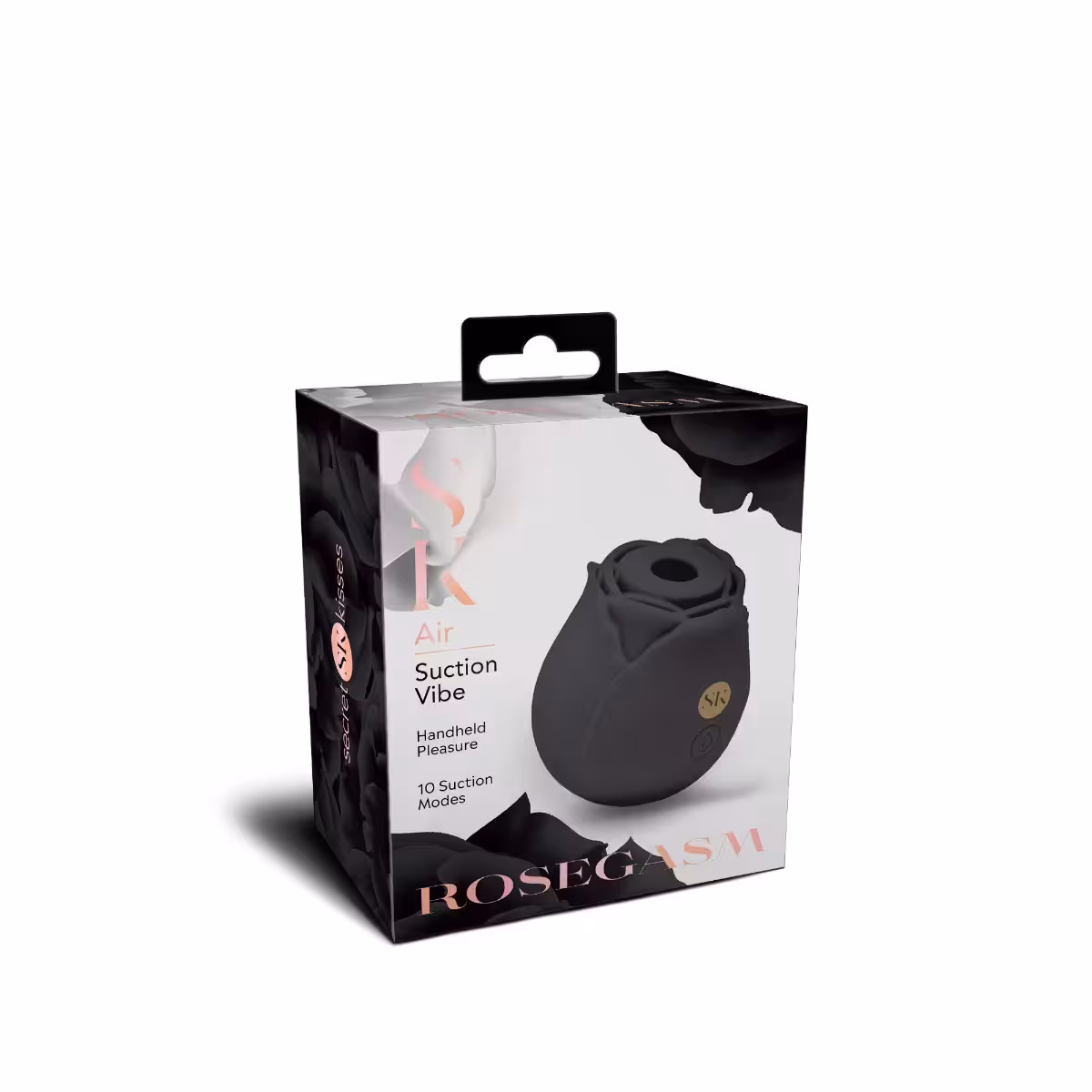 Secret Kisses Rosegasm Air Black – Intimate Pleasure in a Compact Design image 2