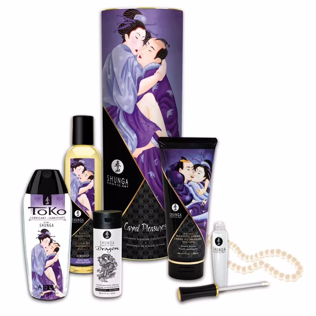 Shunga Luxury Gift Set Carnal Pleasures | Intimate Wellness & Sensuality