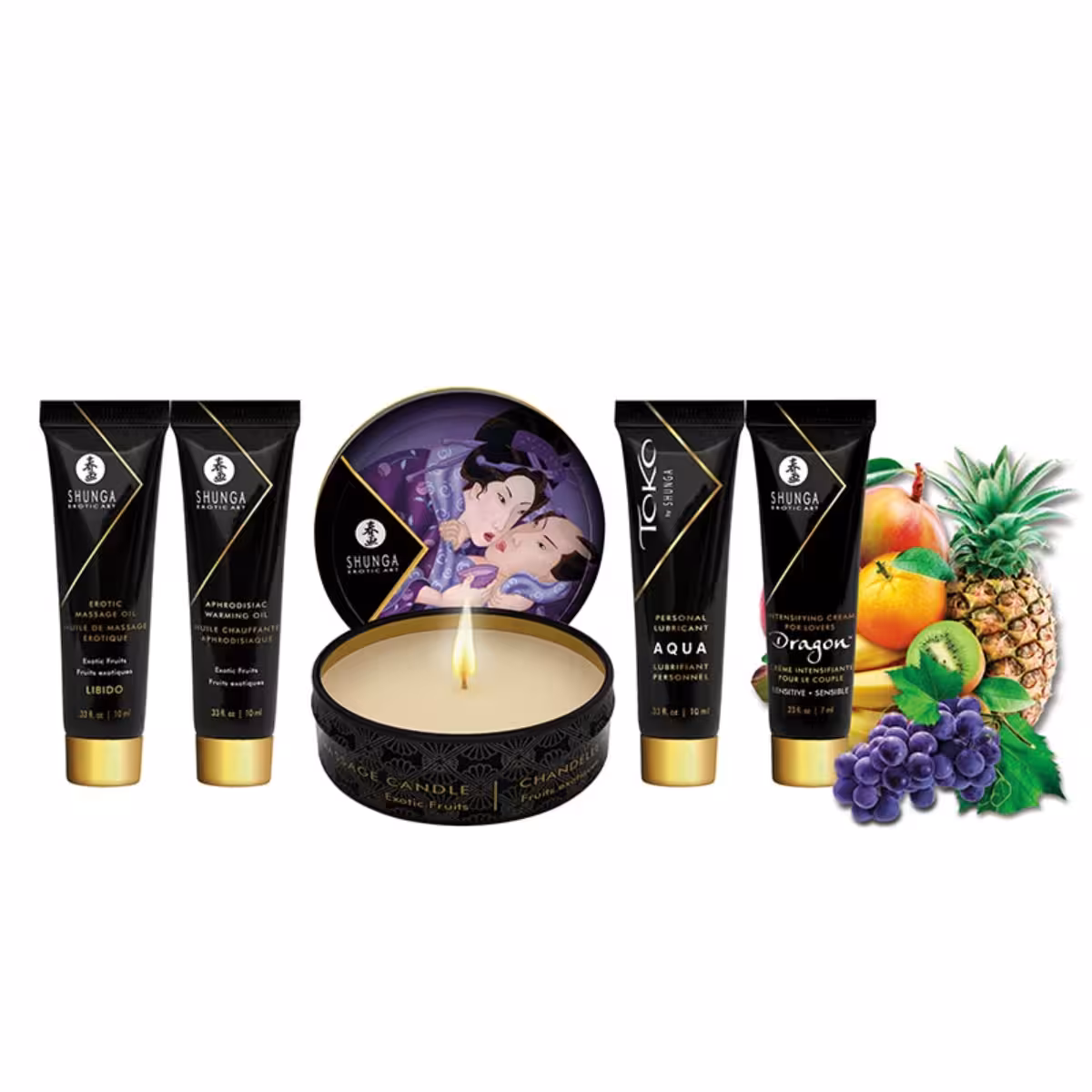 Shunga Luxury Gift Set: Geisha's Secret Kit Exotic Fruits image 2