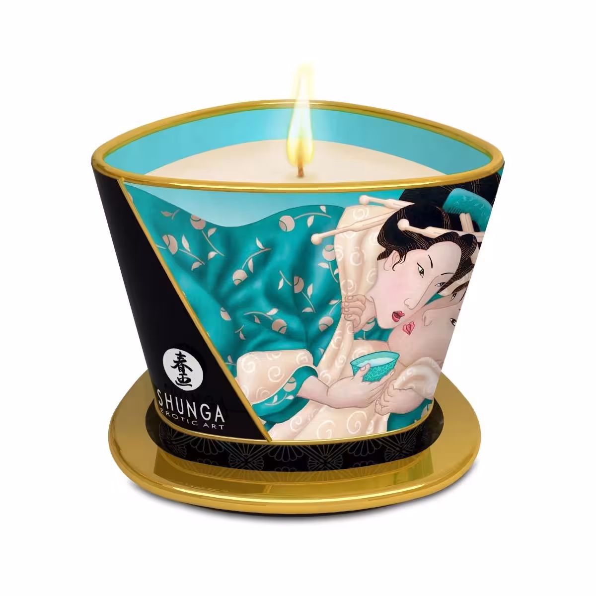 Shunga Massage Candles 170ml Island Blossoms – Premium Sensory Experience