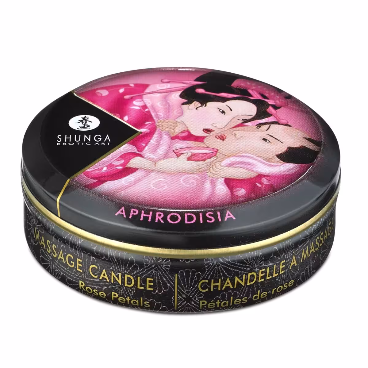 Shunga Mini Candlelight Massage Candles 30ml Aphrosisia / Roses image 2