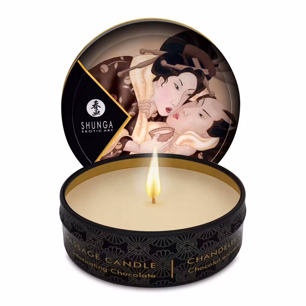 Shunga Mini Candlelight Massage Candles 30ml – Excitation / Intoxicating Chocolate